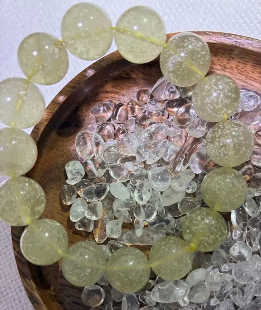 高品質リビアングラス 14mm クリストバライト入り8枚目参照