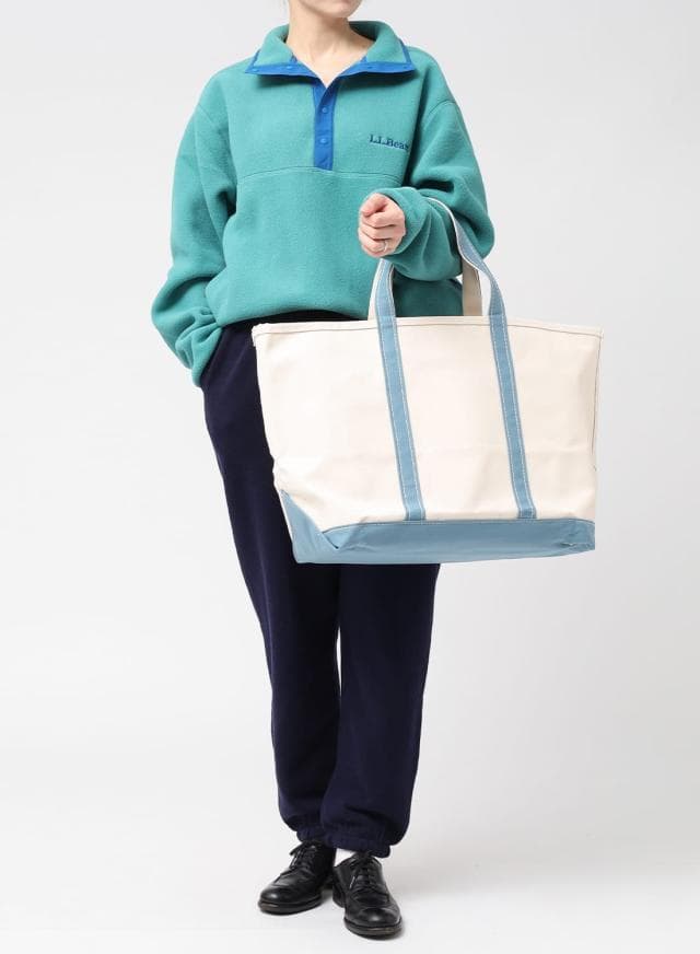 L.L.Bean BOAT AND TOTE ZIP-TOP ラージ Slate