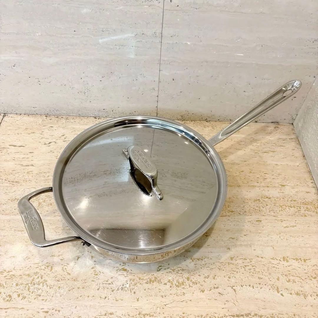 超美品☆All-Clad オールクラッド☆ステンレス超高級片手鍋☆26cm