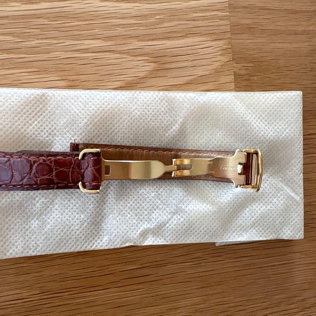 b*e様 カルティエ　タンクヴェルメイユ　Dバックル　純正革ベルト