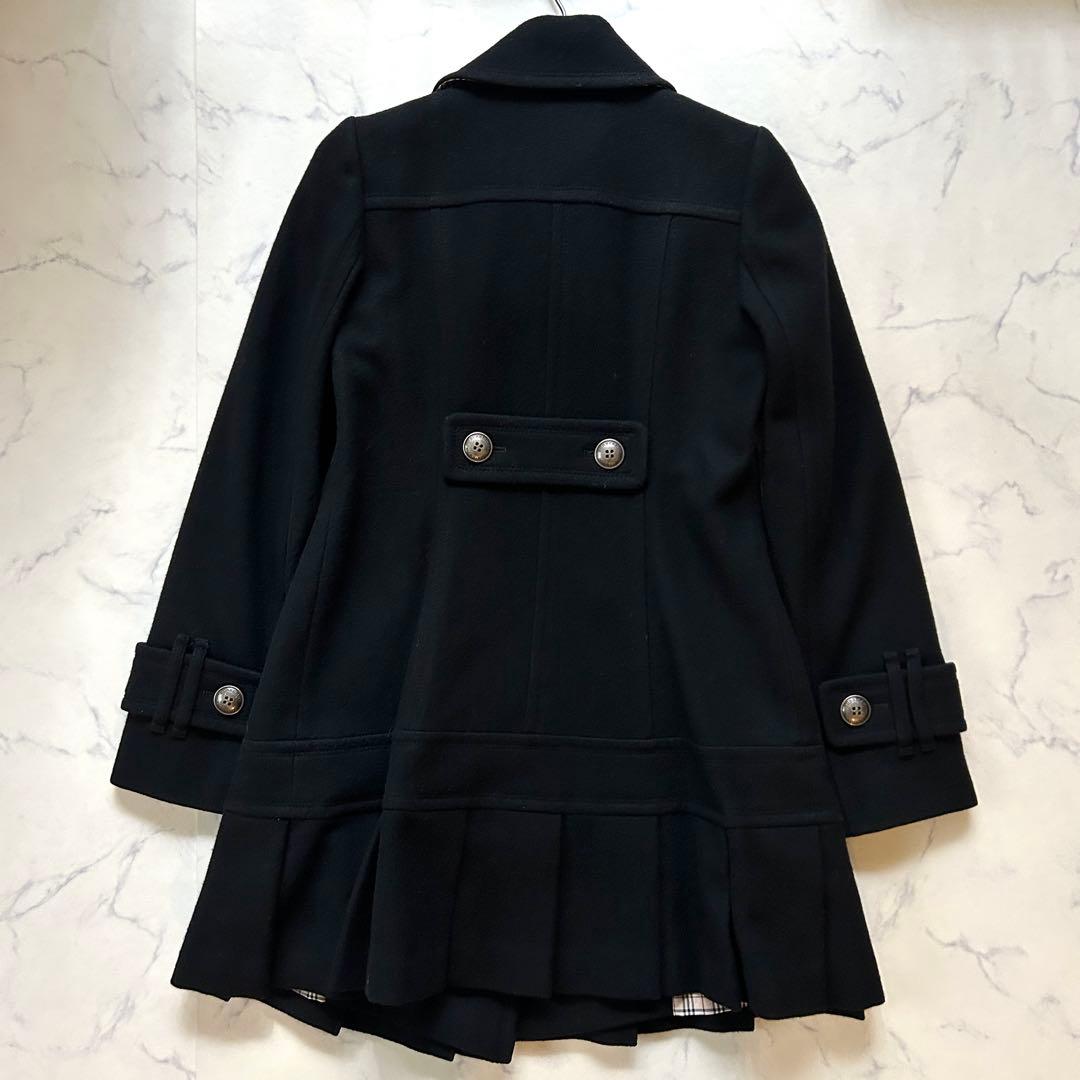 バーバリーブルーレーベル ナポレオンコート メタルボタン ノバチェック