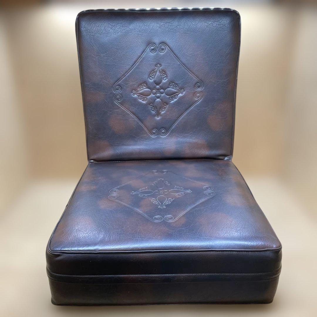 1人掛けソファ　ヴィンテージ　FUJI FRIEND ダークブラウン　レトロ