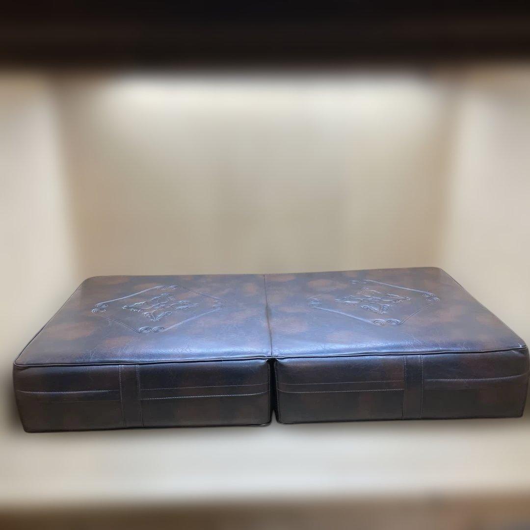 1人掛けソファ　ヴィンテージ　FUJI FRIEND ダークブラウン　レトロ