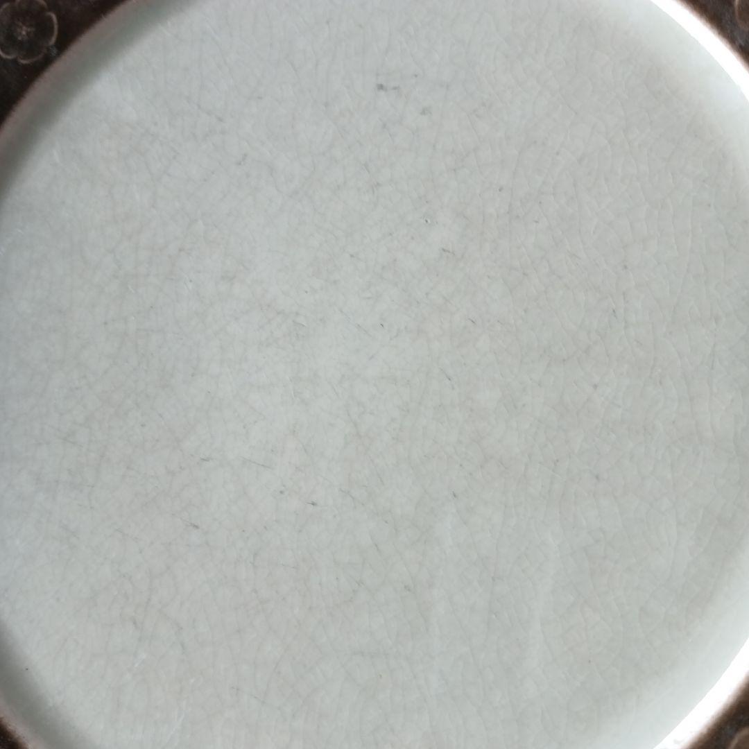 ①クイストゴー　ニッセン　アズール　ブラウン　ディナープレート