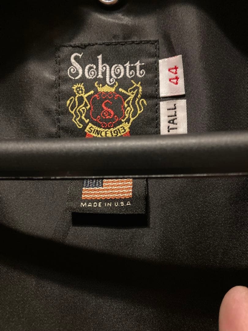 Schott 516UST ダブルライダースジャケット 44