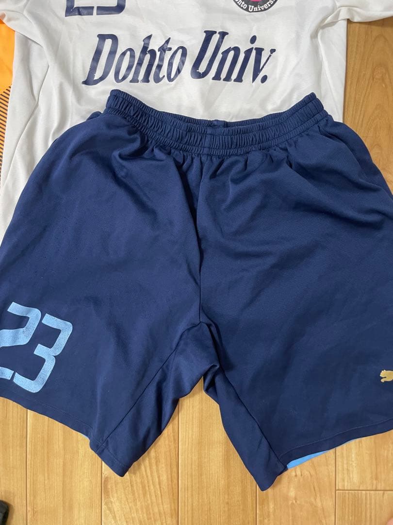 道都大学　サッカー部　ユニフォーム3枚セット