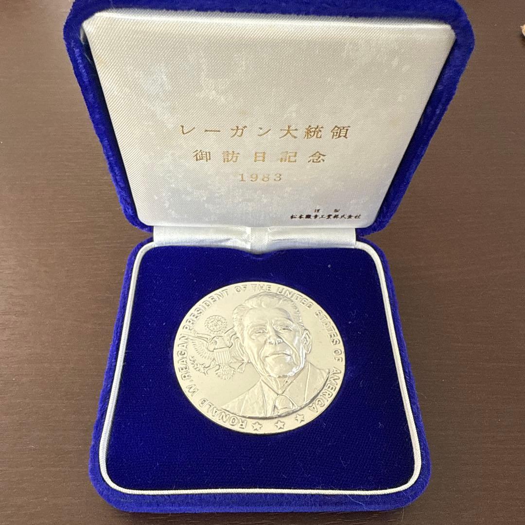 1983年 ロナルド・レーガン 記念メダル 純銀
