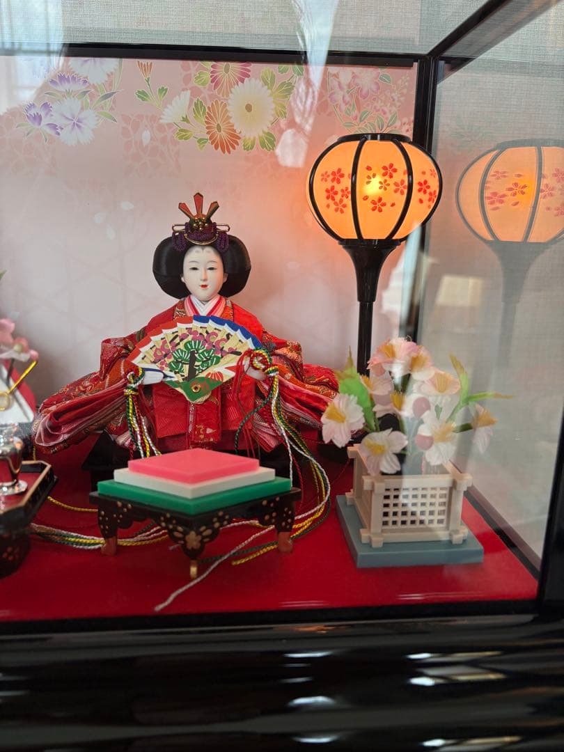 ★2024年2月購入★ひな人形★恵月人形本舗★ 花尽くし/金蘭衣装★