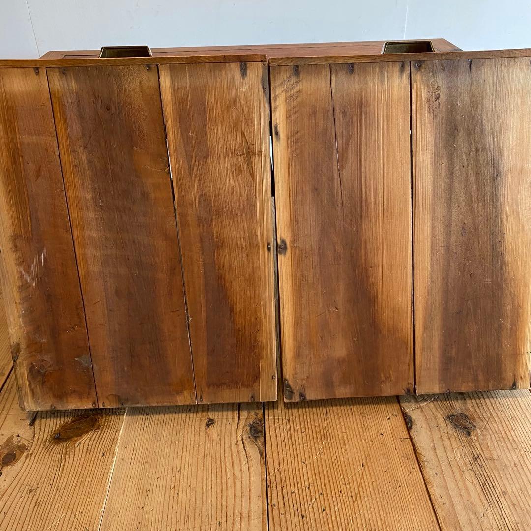 アンティーク ローテーブル ろくろ脚 文机 テレビ台 欅 無垢材 y155