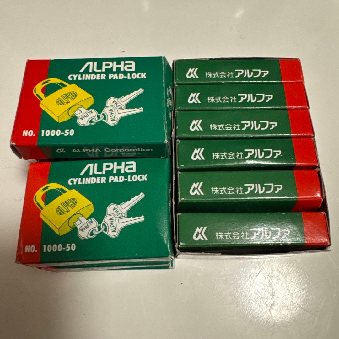 ALPHA アルファ 南京錠 1000-50