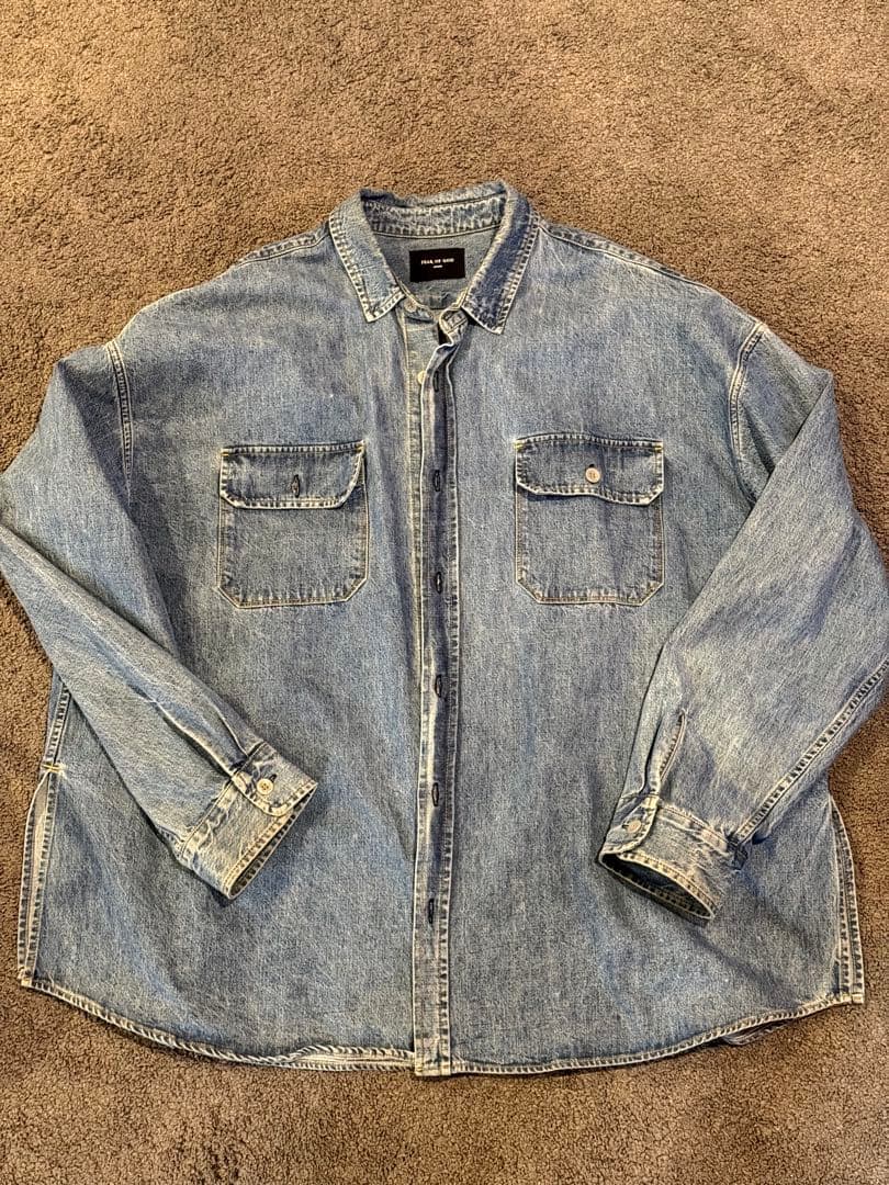 m*z様 Fear of God Oversized Denim Shirt Ｘ