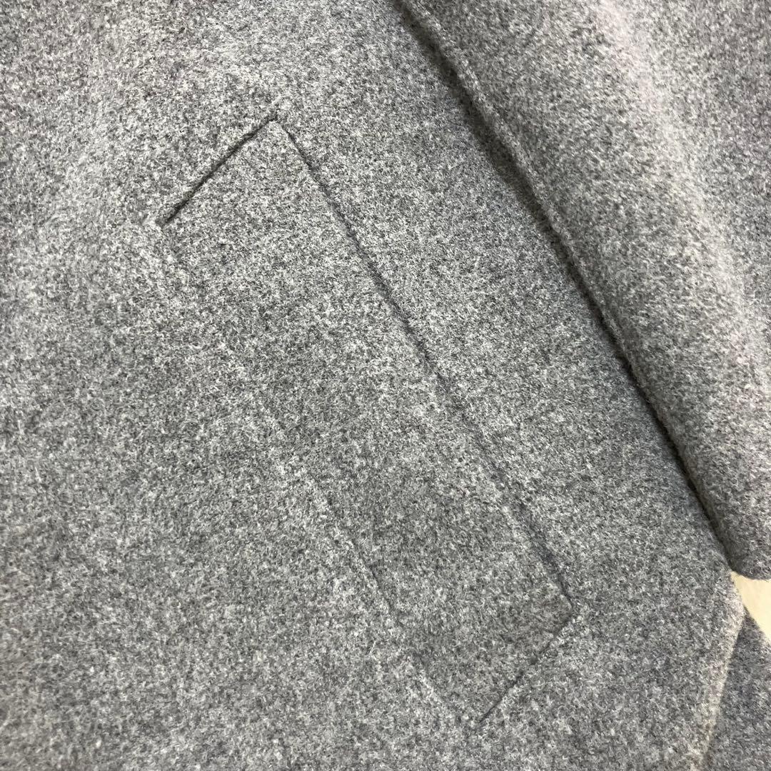 美品✨現行タグ ポールスミス Lサイズ ビッグロゴ ステンカラーコート ウール