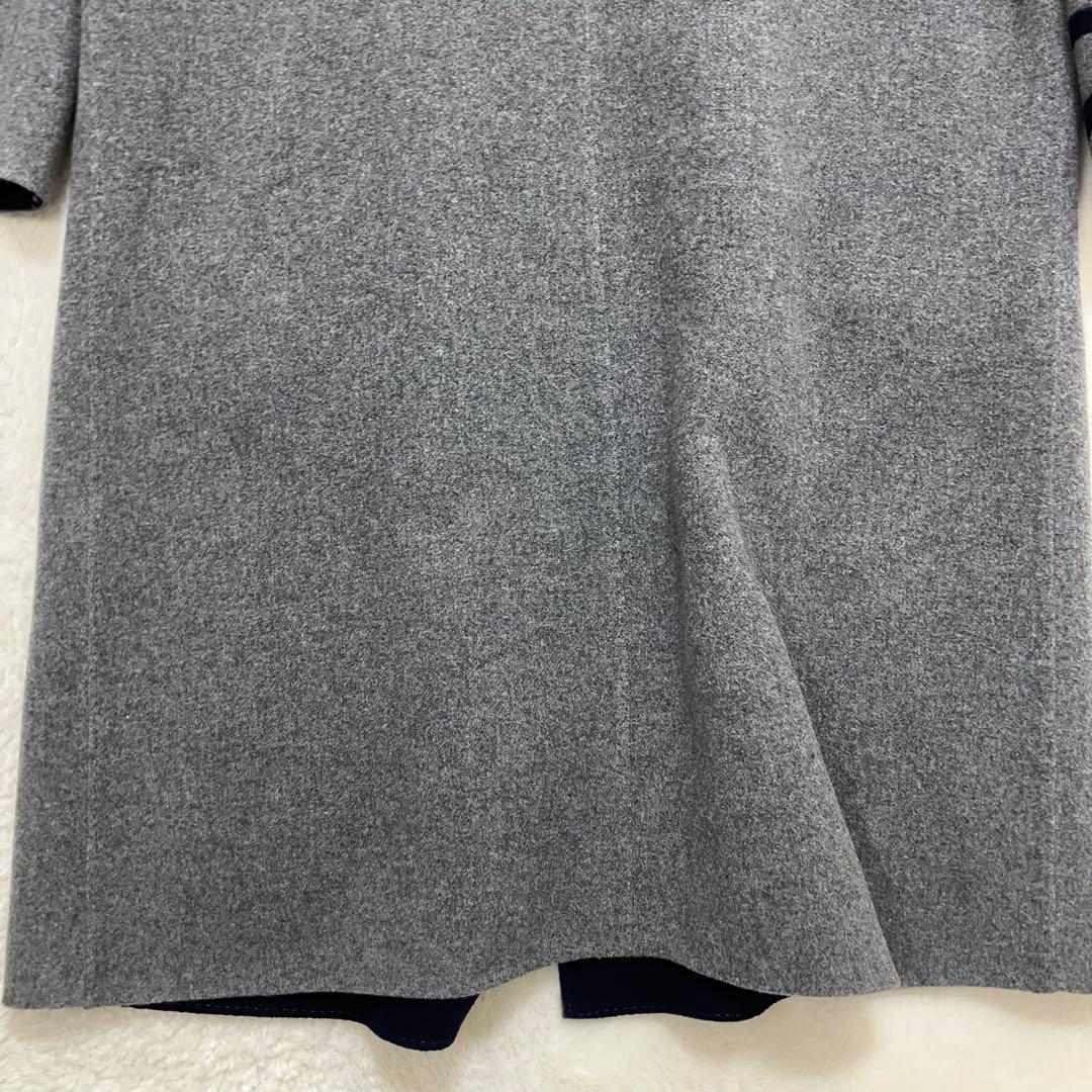 美品✨現行タグ ポールスミス Lサイズ ビッグロゴ ステンカラーコート ウール