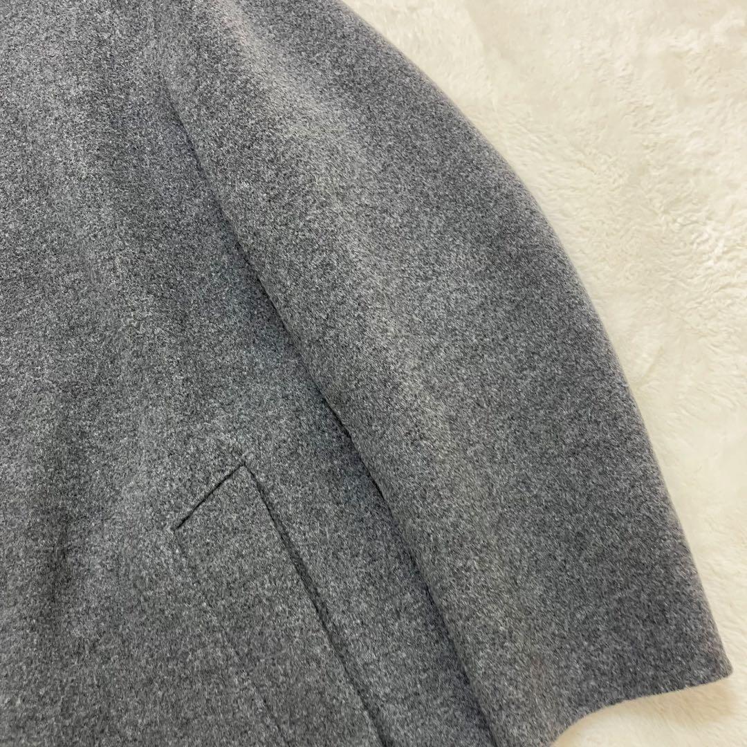 美品✨現行タグ ポールスミス Lサイズ ビッグロゴ ステンカラーコート ウール