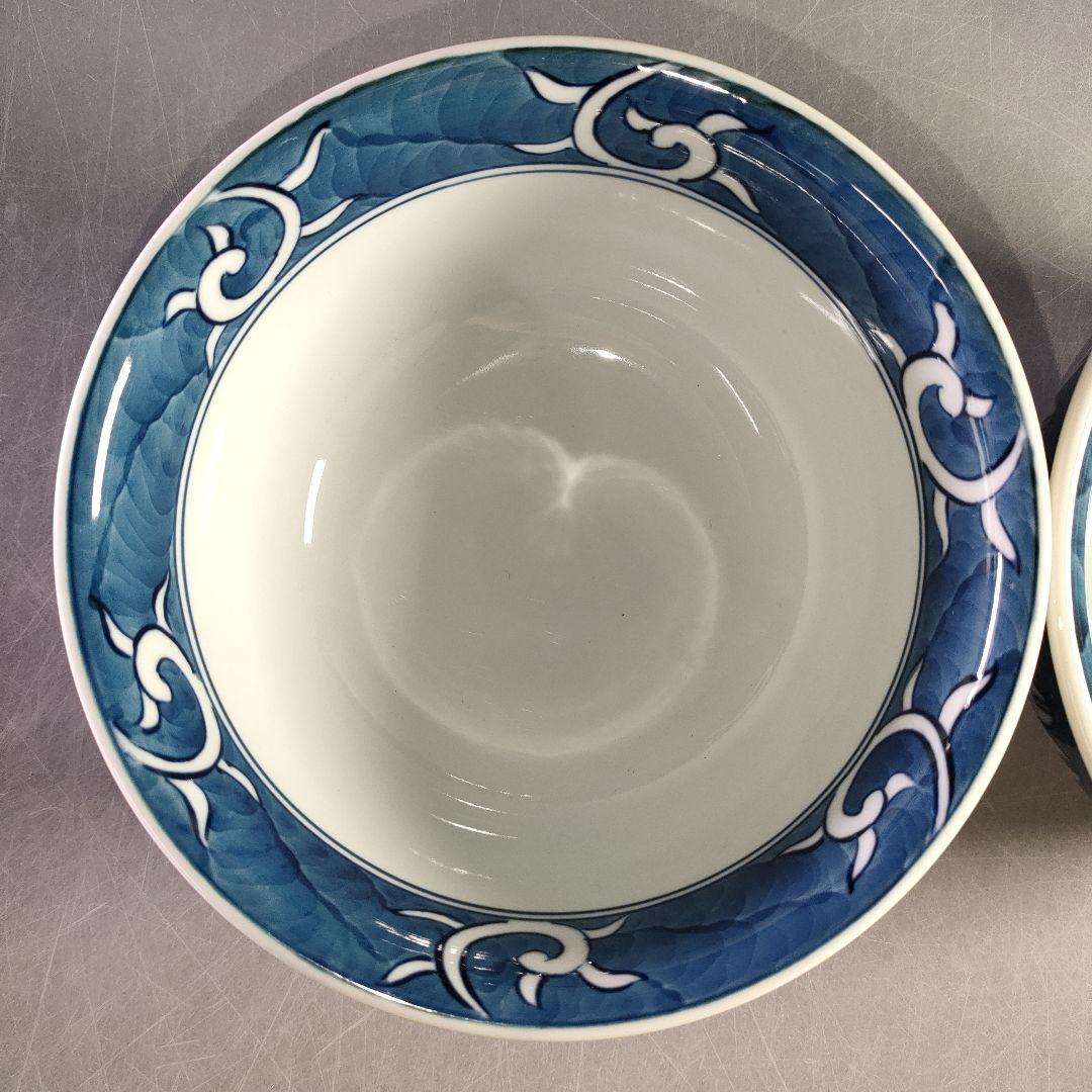 A1207-1/有田焼/源右衛門窯/染付飯碗5客/茶碗/和食器/銘々皿/懐石道具