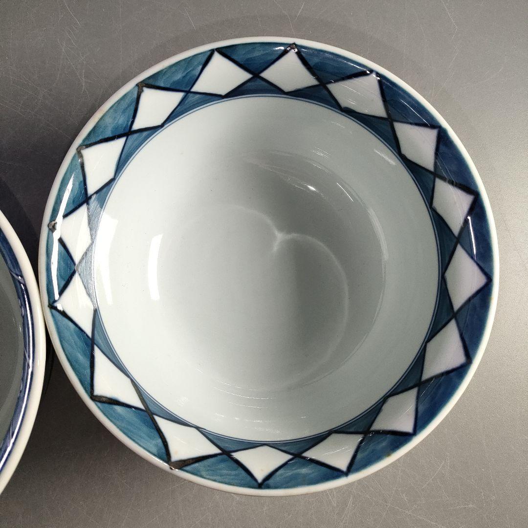 A1207-1/有田焼/源右衛門窯/染付飯碗5客/茶碗/和食器/銘々皿/懐石道具