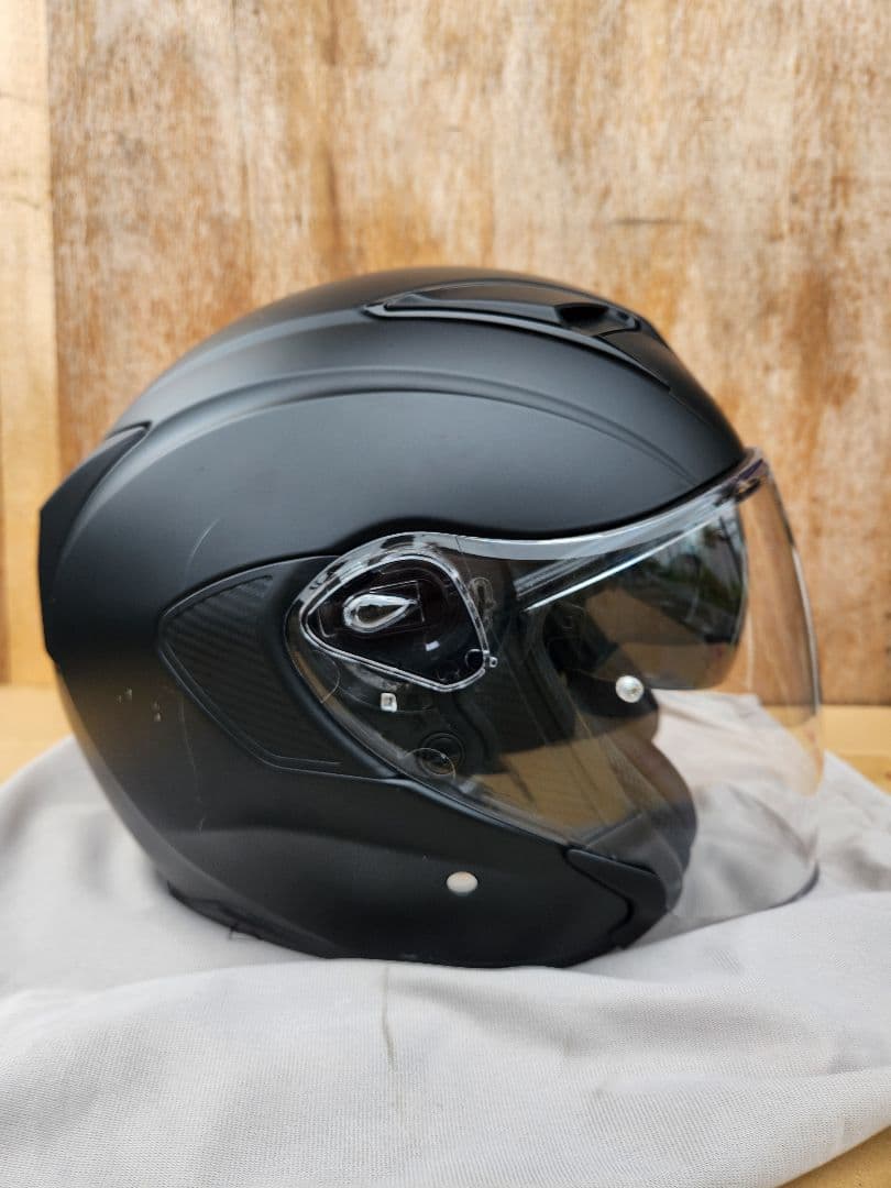 OGK Kabuto ジェットヘルメット マットブラック　　エクシード　L