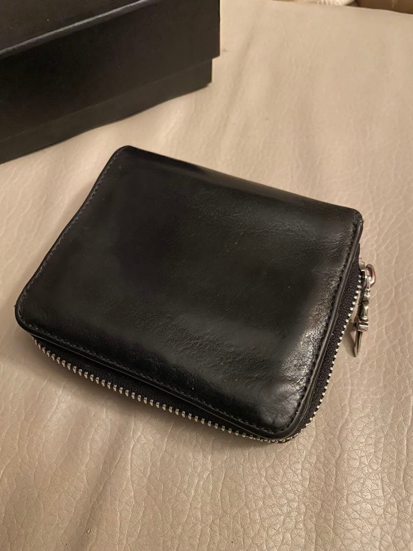 【クロムハーツ】正規品【付属品フルセット】スクエアジップビルウォレット