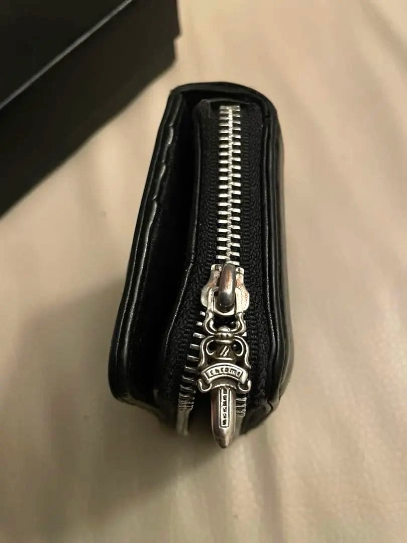 【クロムハーツ】正規品【付属品フルセット】スクエアジップビルウォレット