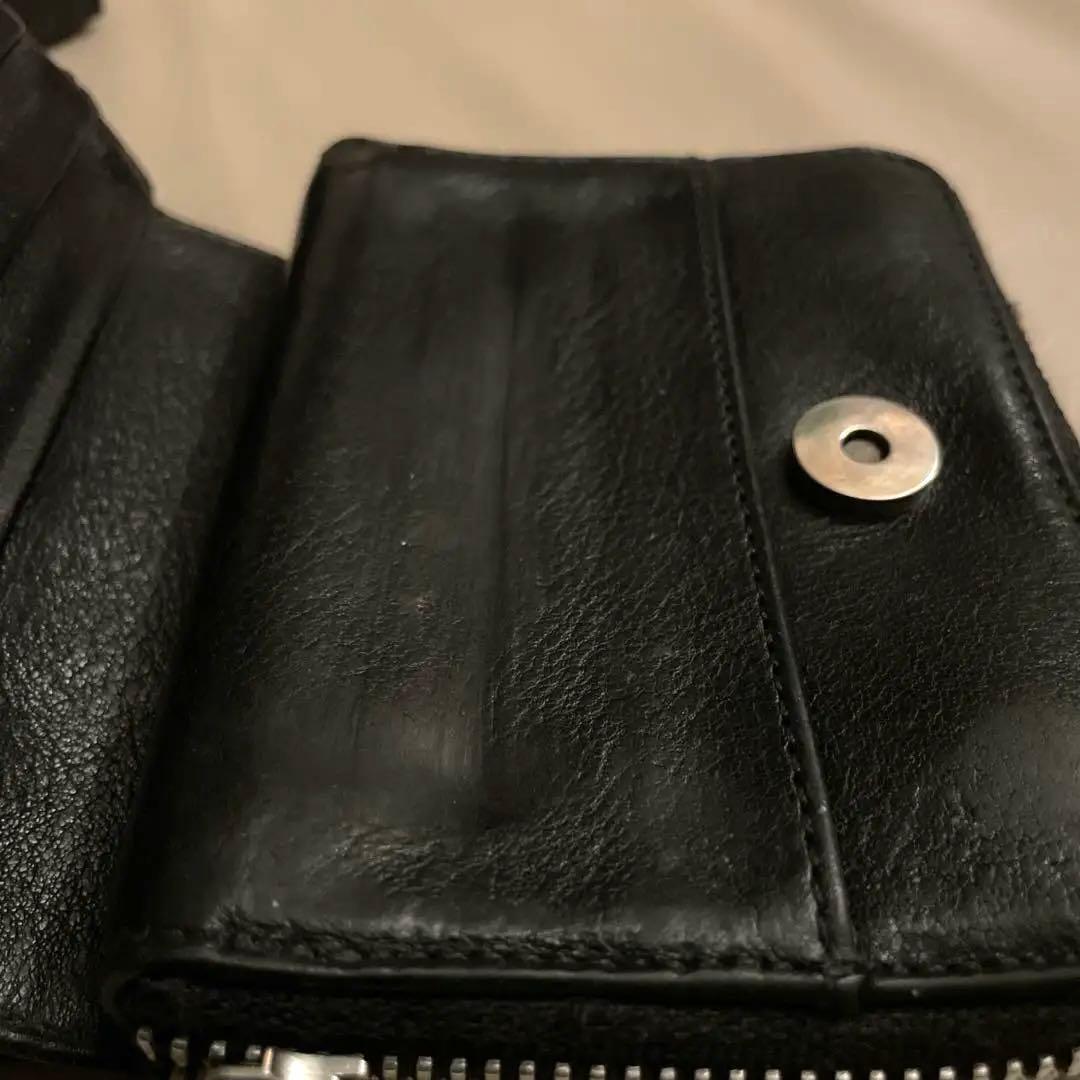 【クロムハーツ】正規品【付属品フルセット】スクエアジップビルウォレット