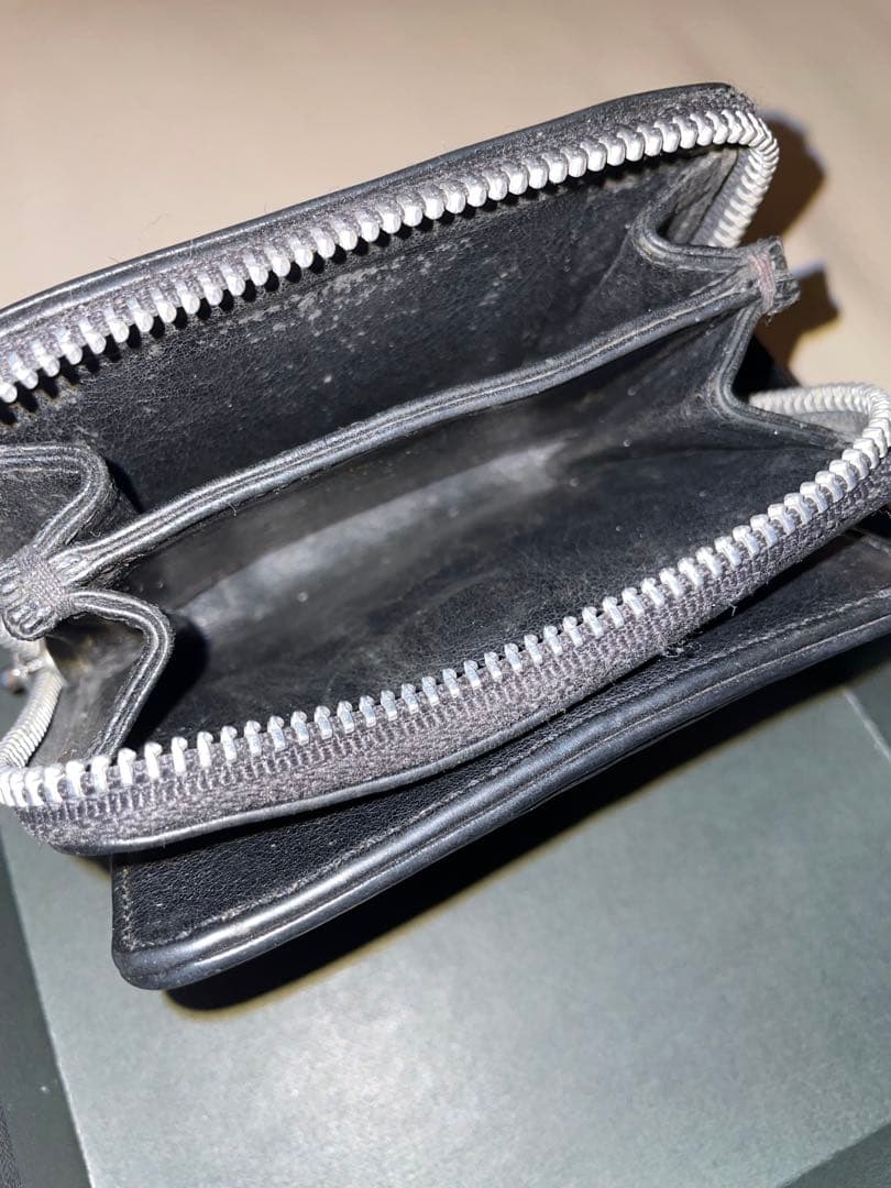 【クロムハーツ】正規品【付属品フルセット】スクエアジップビルウォレット