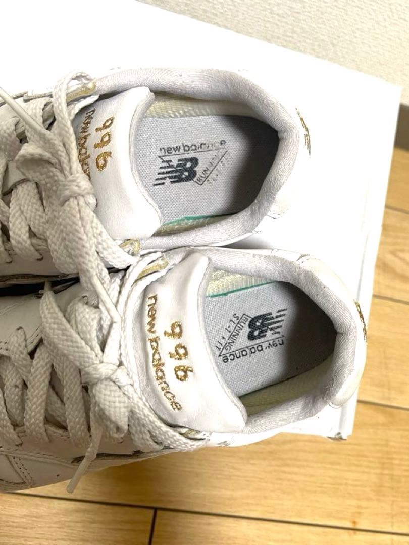 【専用】ニューバランス　996 スニーカー オールレザー ホワイトゴールド