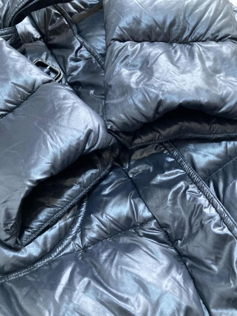 15948✨美品✨バーバリーロンドン 中綿ダウンコート ノバチェック 黒 S