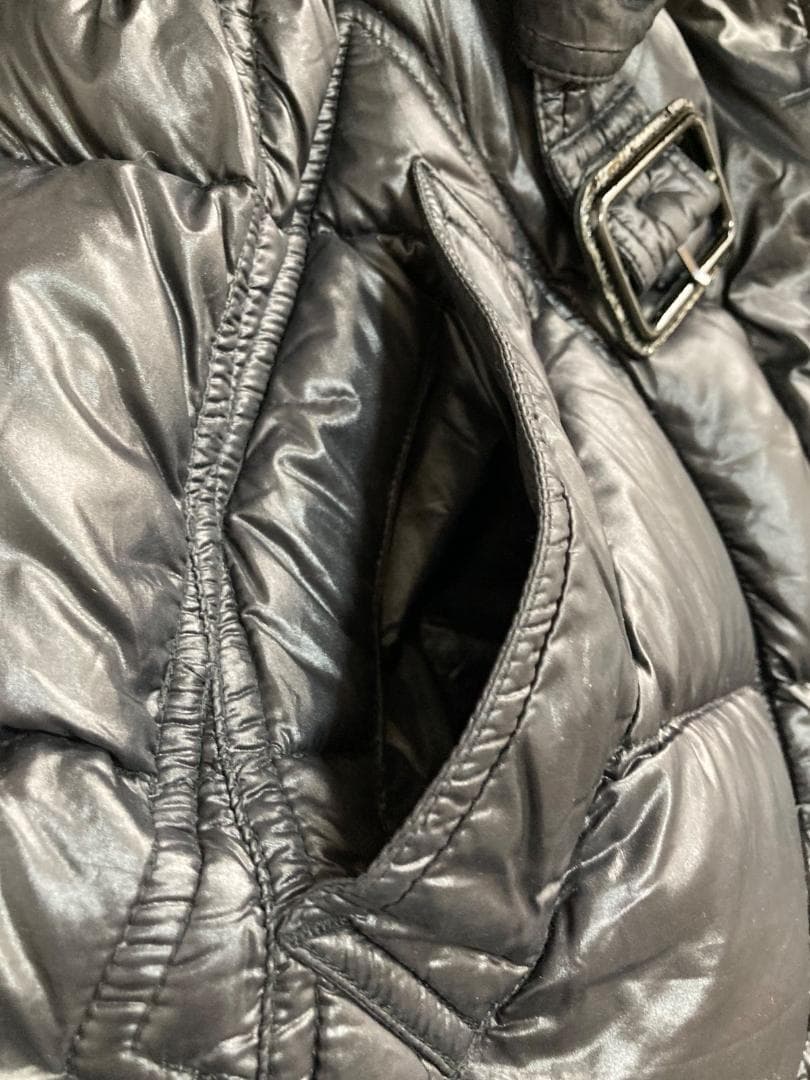 15948✨美品✨バーバリーロンドン 中綿ダウンコート ノバチェック 黒 S