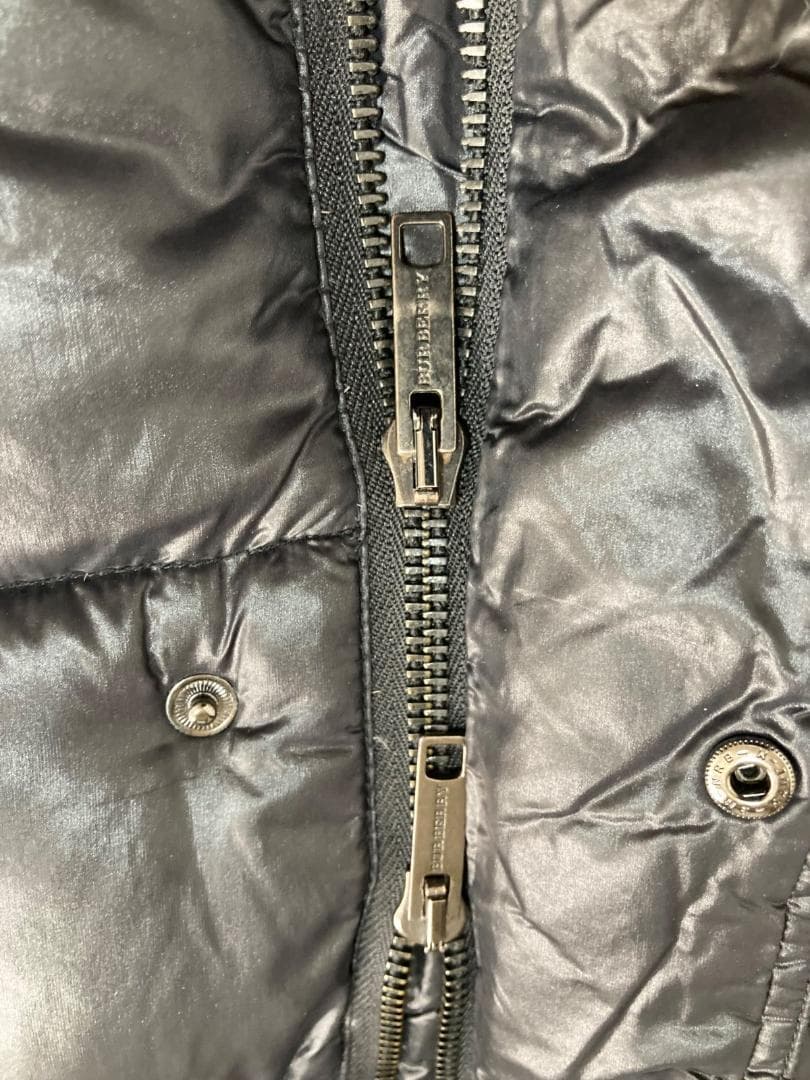 15948✨美品✨バーバリーロンドン 中綿ダウンコート ノバチェック 黒 S