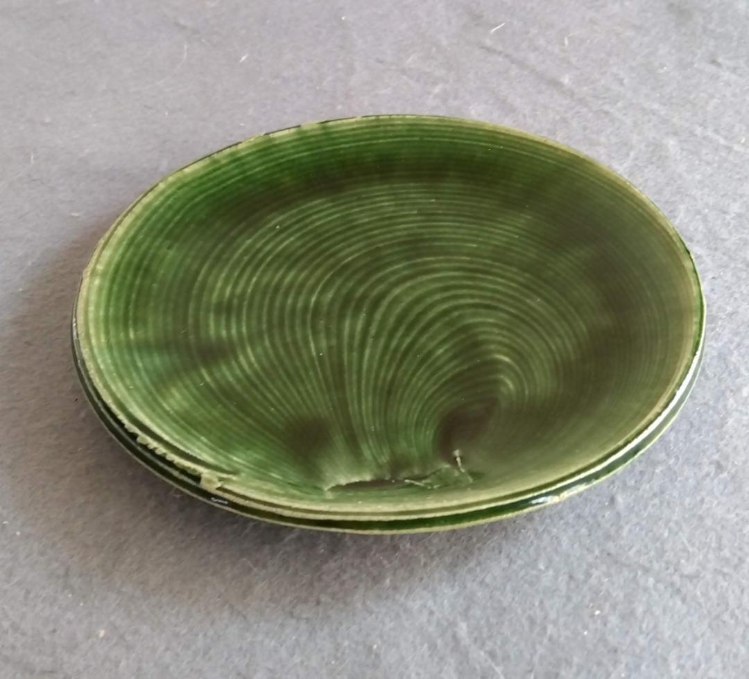 美濃焼の名工　大嶋久興　【子の日窯】　　織部　希少美品　中皿　5枚セット