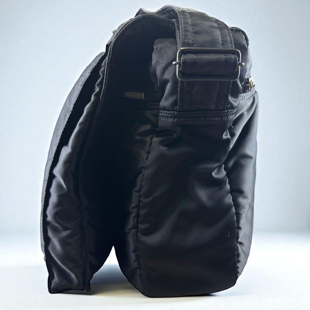 【美品】ポーター タンカー ヘルメットバッグ メッセンジャー 2way ブラック