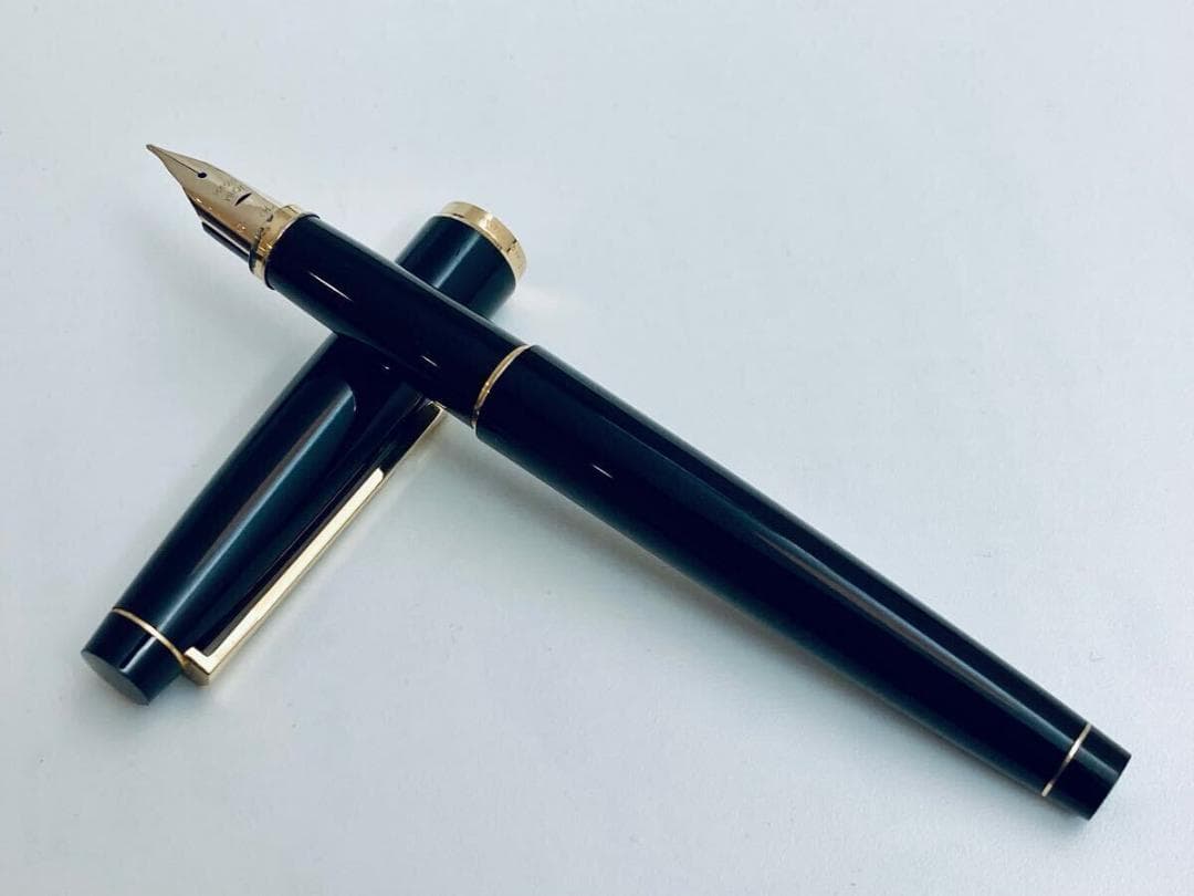 【ペン先14金】パイロットカスタム グランディ 高級万年筆 ブラック1983年製