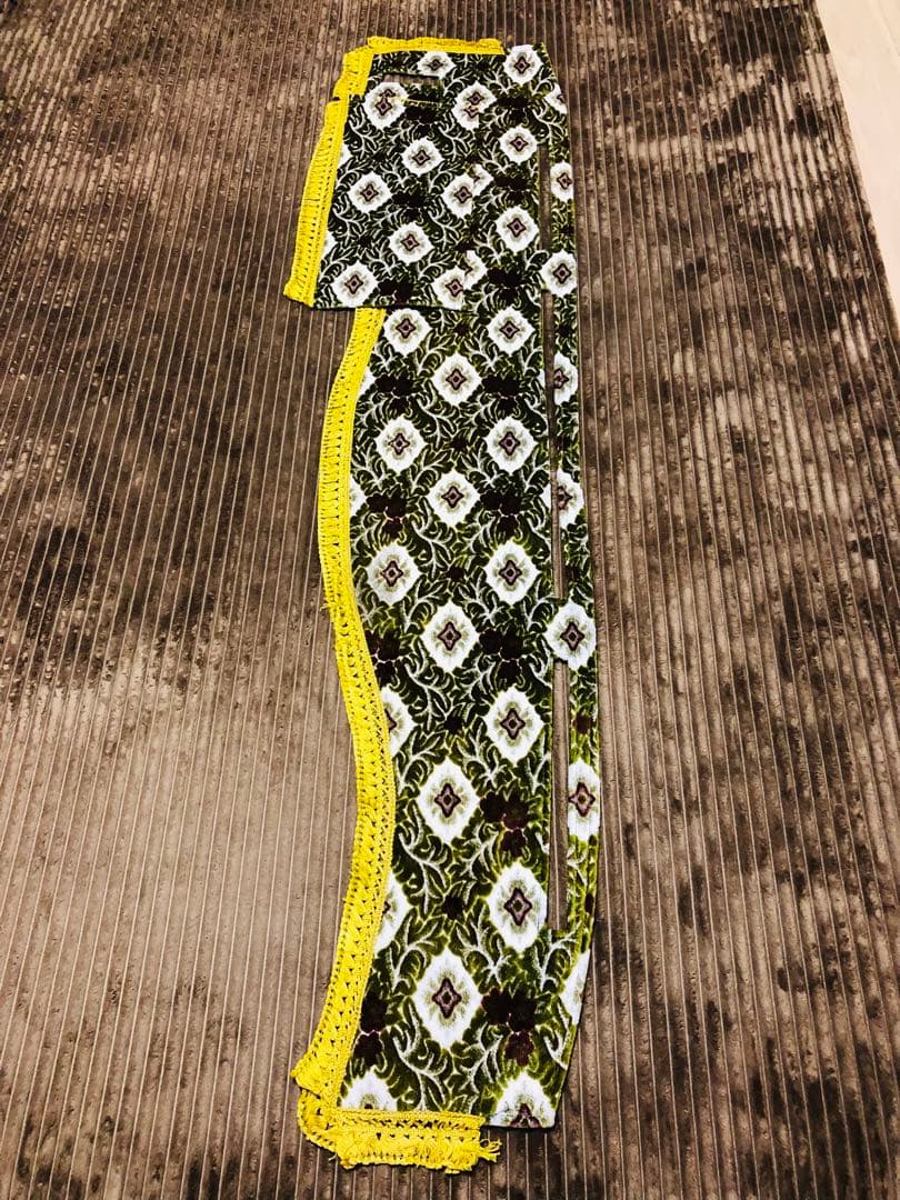 07フォワード　標準キャブ用　ダッシュマット　大花束グリーン　金華山　デコトラ