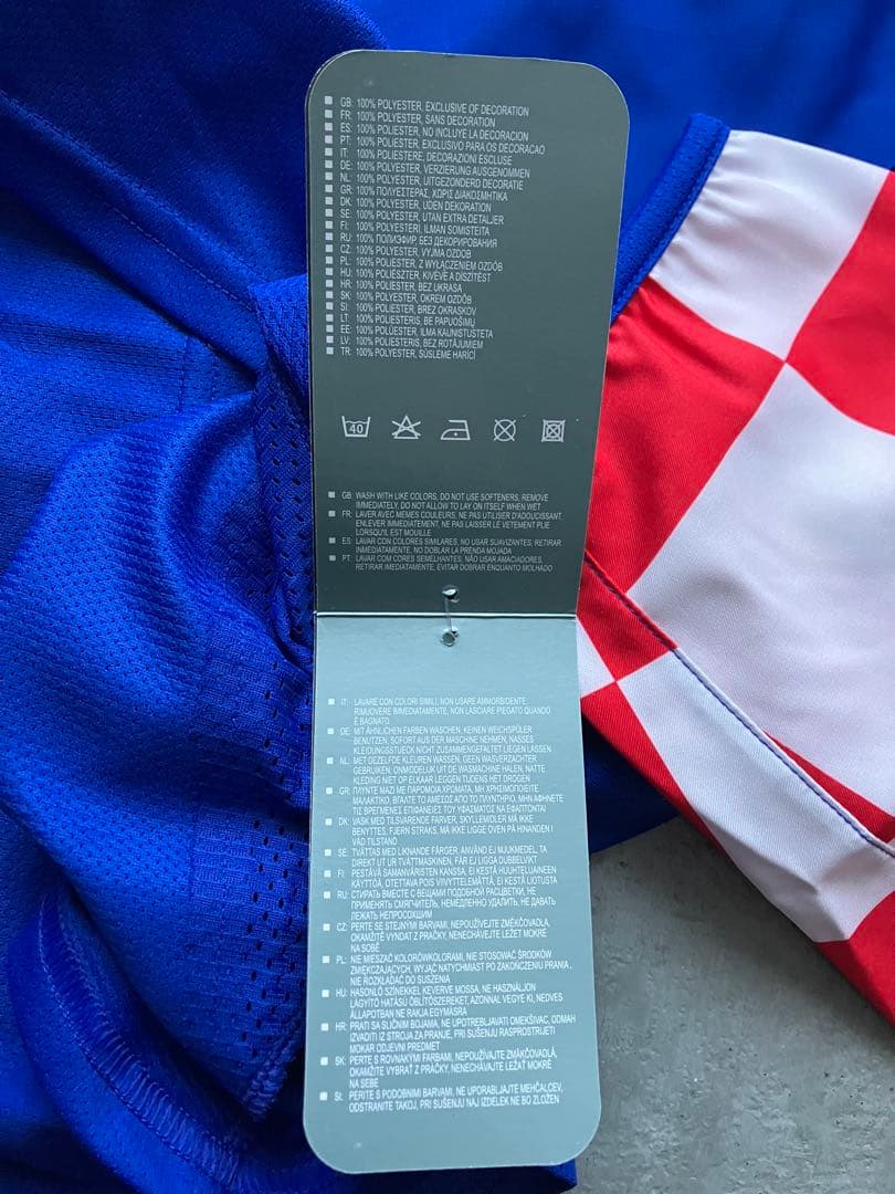 激レア　04-05 クロアチア代表 NIKE 長袖アウェイユニフォーム　選手仕様