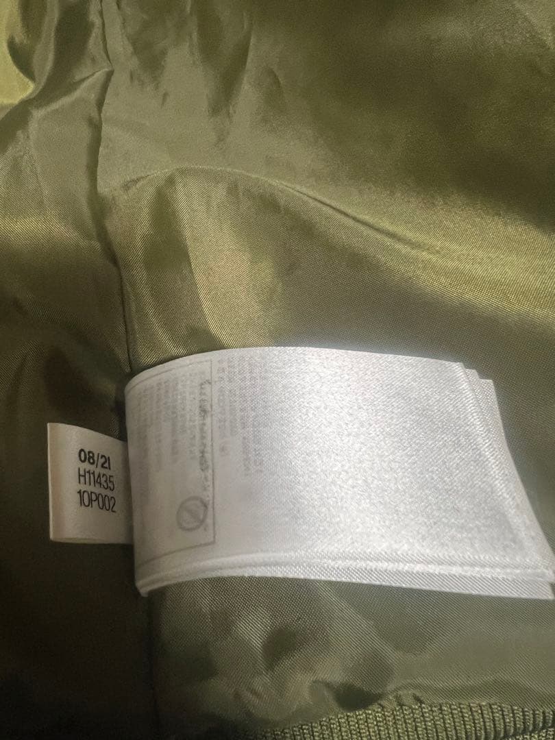 adidas キルティングジャケット カーキ Lサイズ 松本人志 新品未使用