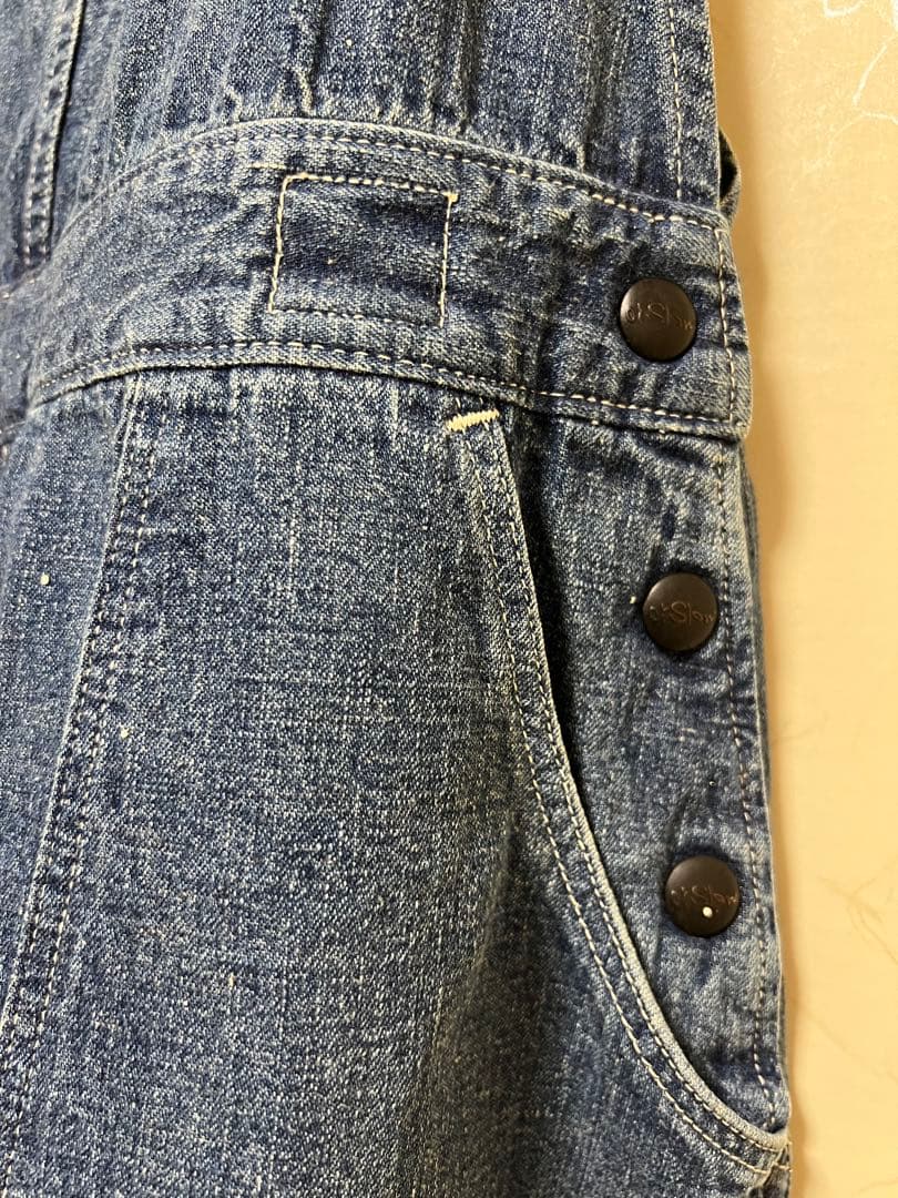 【土日限定お値下げ】orslow ビームスボーイ 別注 40's オーバーオール