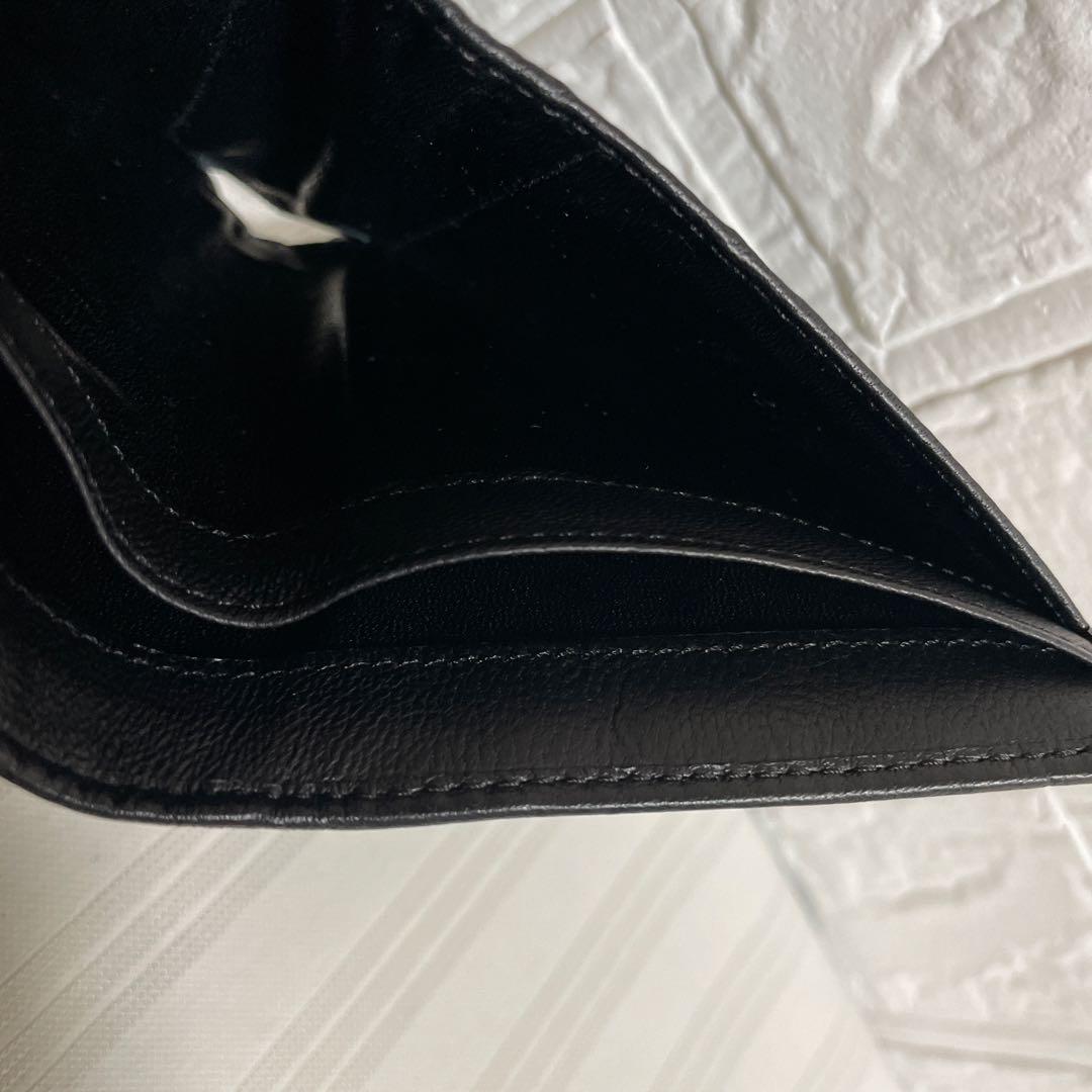 未使用品 Vivienne Westwood 折り財布 レザー ブラック オーブ