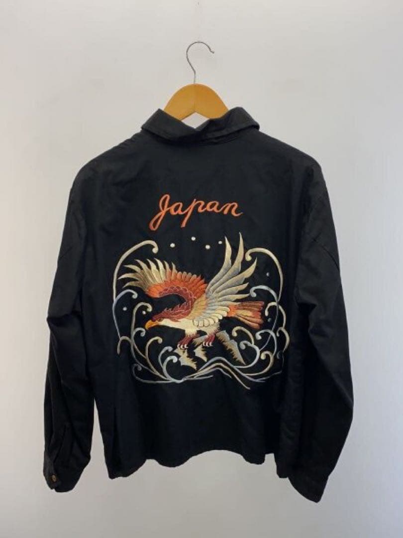 BEAMS 雷門 鷲刺繍 ブラック ジャケット Japan