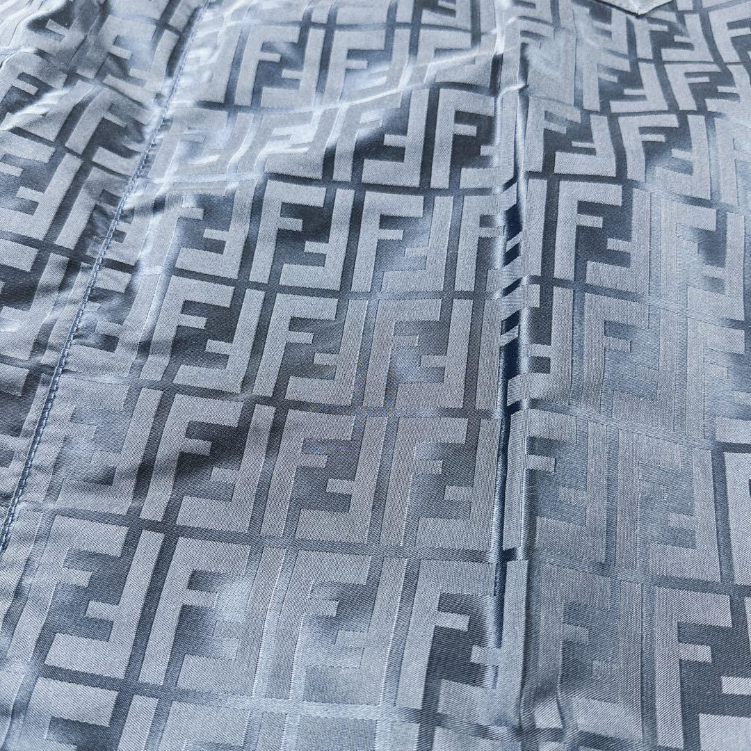 未使用タグ付✨フェンディ ズッカ柄 タイトスカート レザー ナイロン 切替え