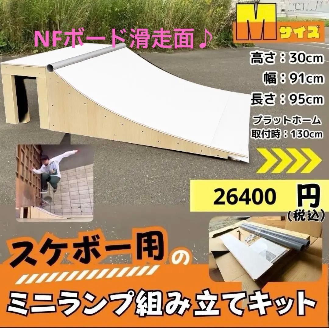 スケボーランプ　組み立てキット　NFボード滑走面　skatepia