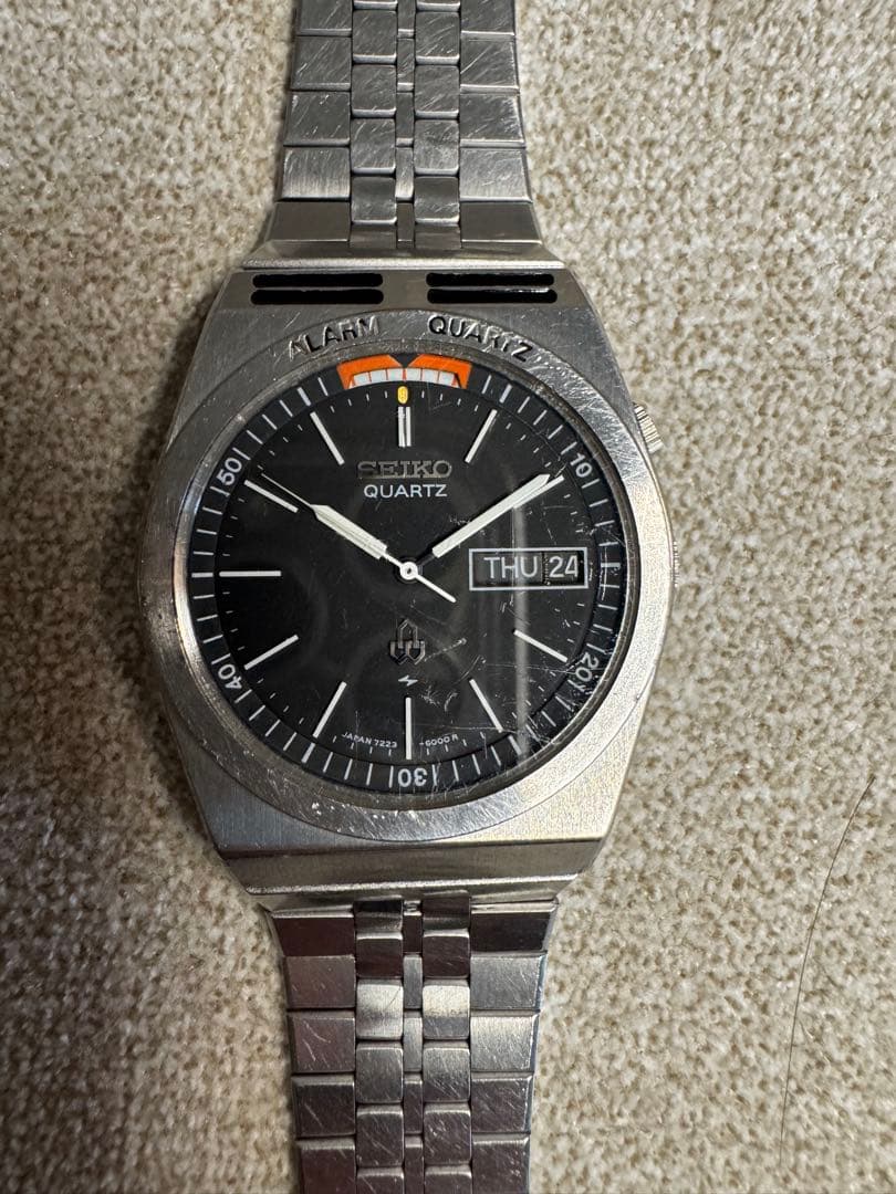 SEIKO 80年アラームクォーツ7223-6000稼働品