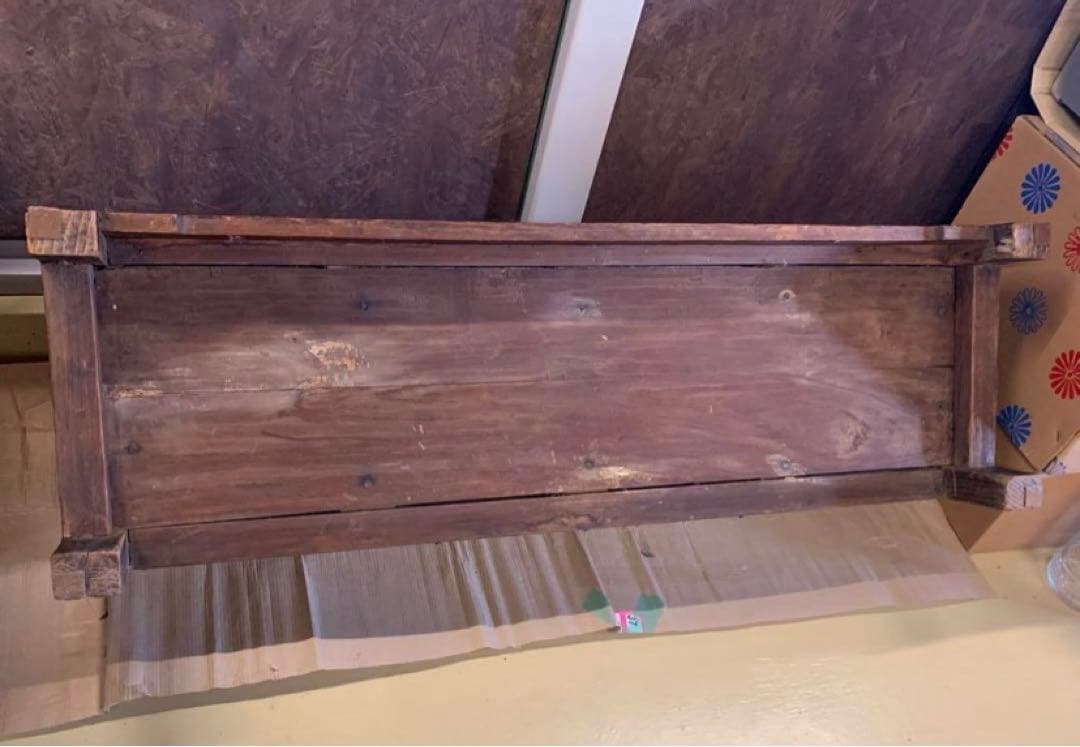 中国骨董家具 キャビネット　無垢材　飾り台オブジェ