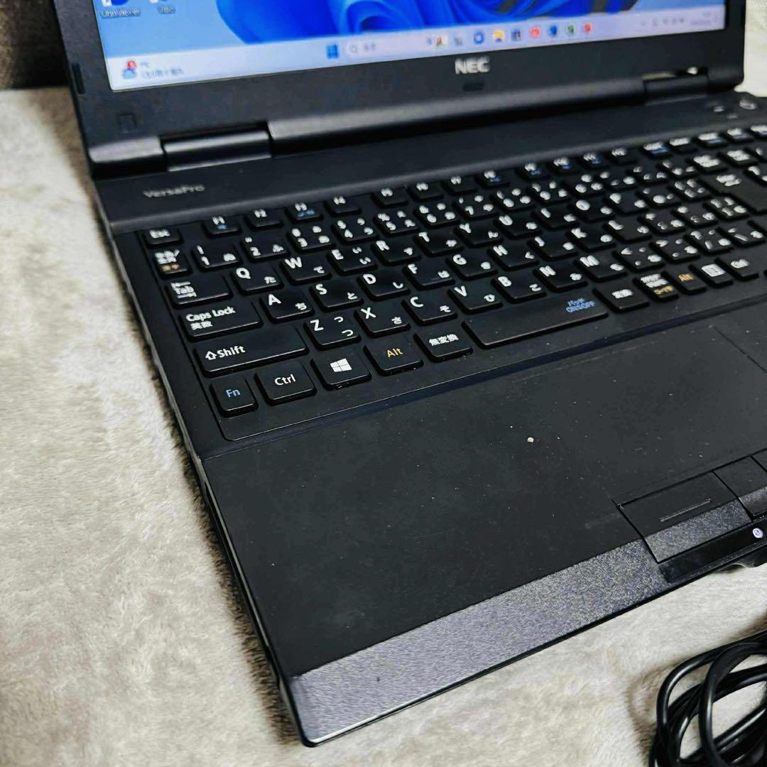 S219 NECノートパソコン i5メモリ8G高速Windows11オフィス付き