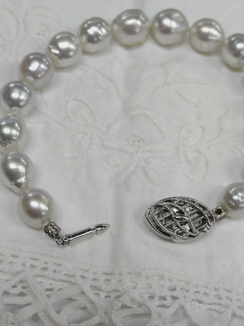 南洋 白蝶パール ブレスレット 白蝶真珠
