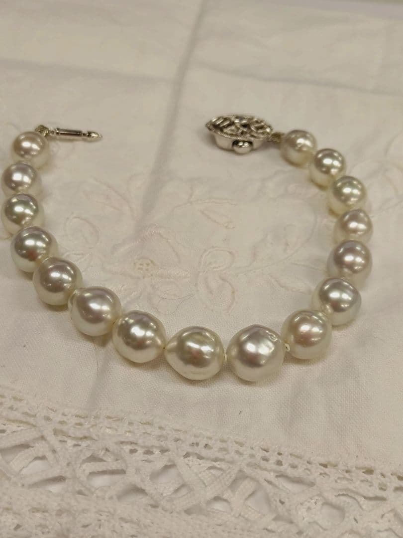 南洋 白蝶パール ブレスレット 白蝶真珠