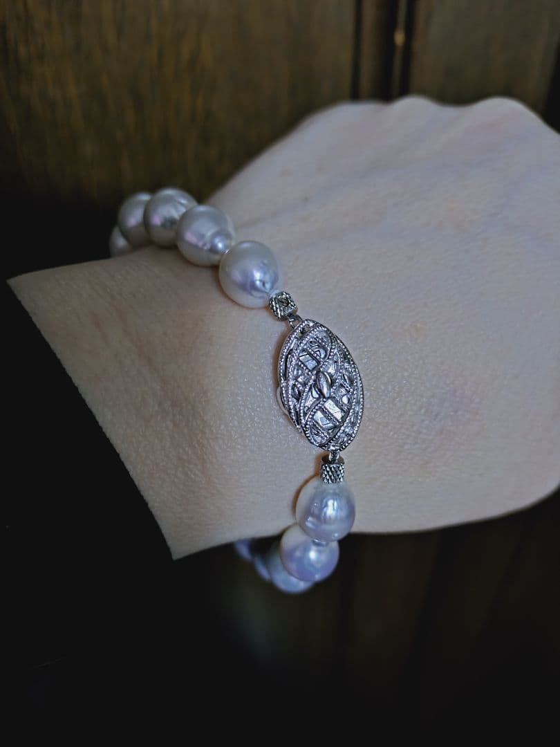 南洋 白蝶パール ブレスレット 白蝶真珠