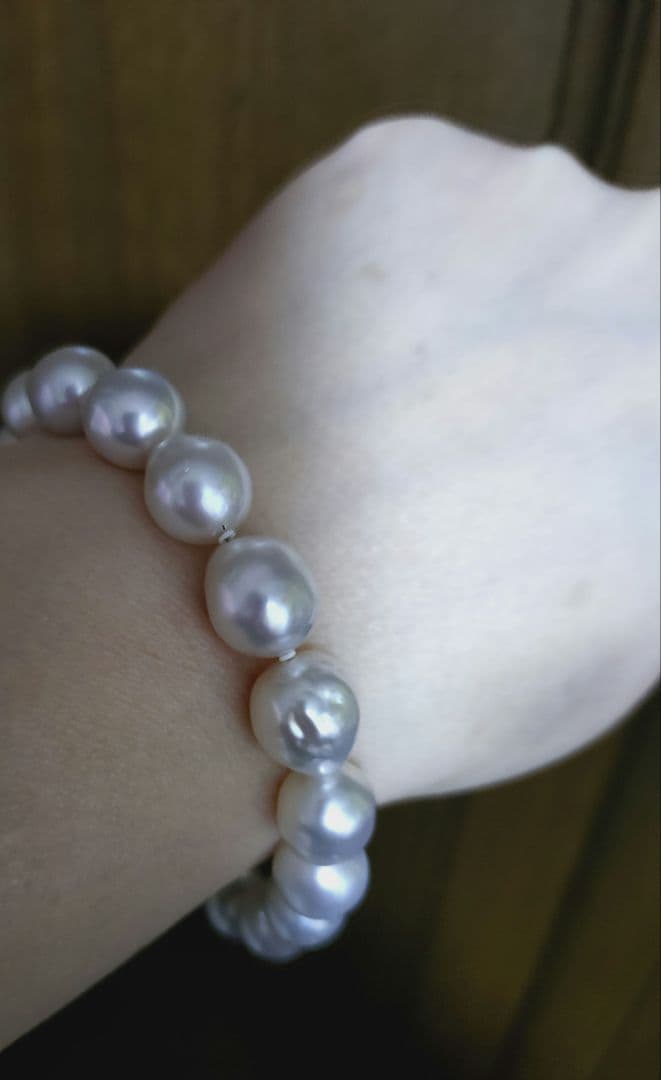 南洋 白蝶パール ブレスレット 白蝶真珠
