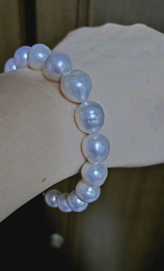 南洋 白蝶パール ブレスレット 白蝶真珠