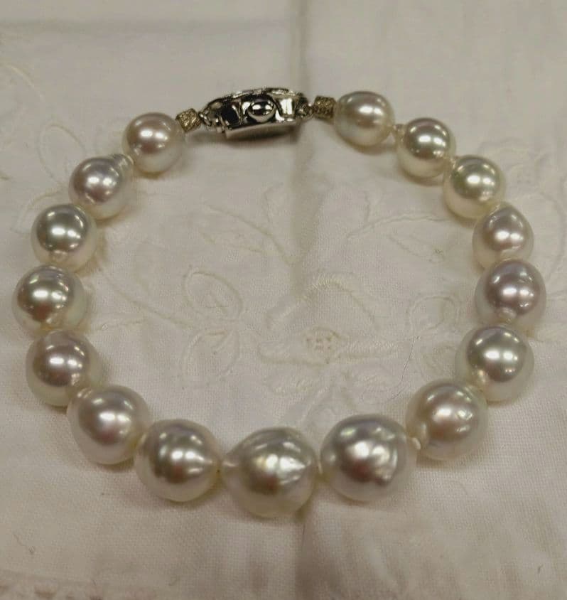 南洋 白蝶パール ブレスレット 白蝶真珠
