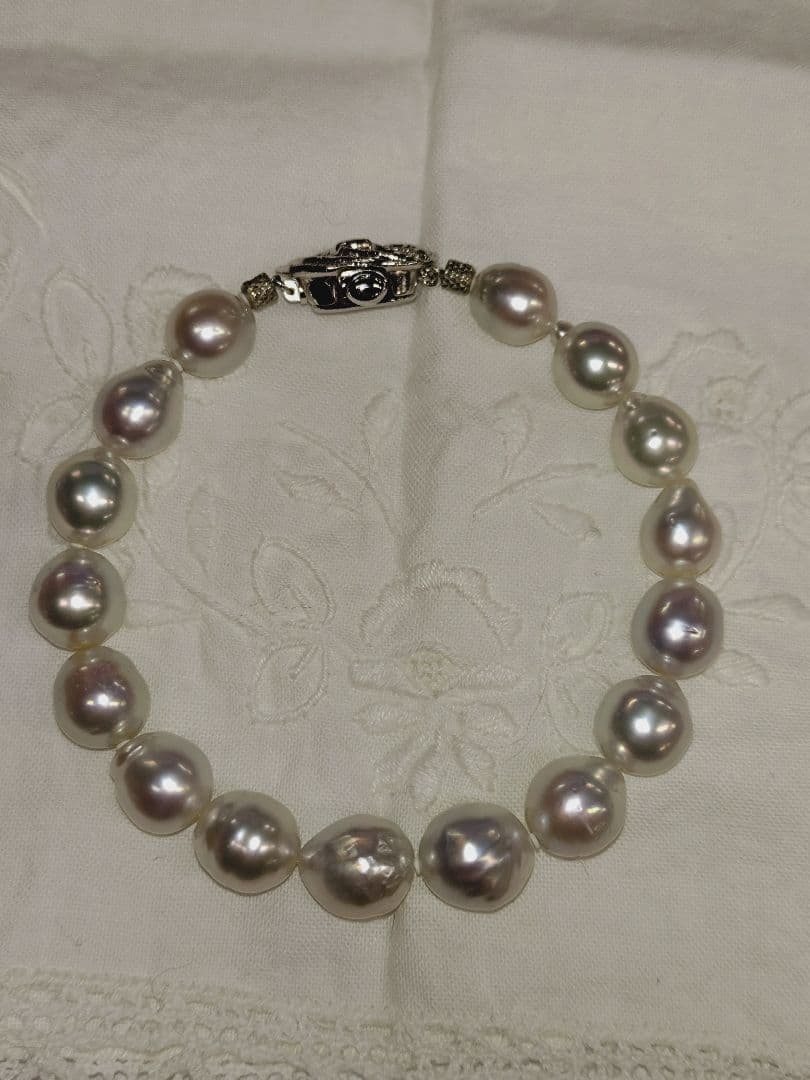 南洋 白蝶パール ブレスレット 白蝶真珠